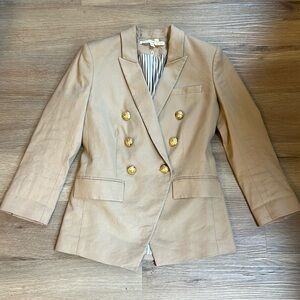 Veronica Beard Dickey Jacket Khaki Tan 0 Blazer
